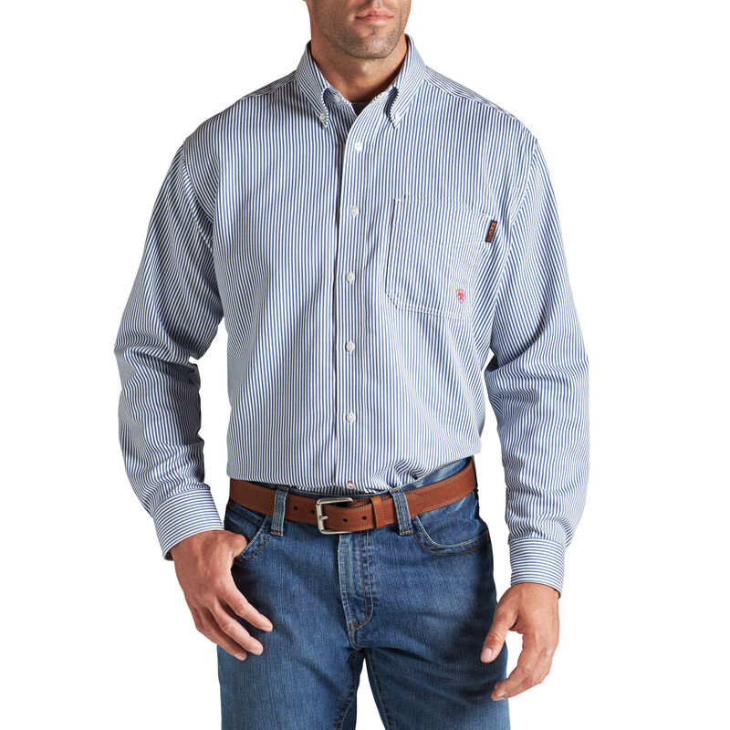 Ariat Hemden Herren - Fr Basic Work Blau ( QMZTB-5970 )